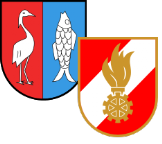 Die Wappen der FFW und der Gemeinde Illmitz