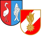 Die Wappen der FFW und der Gemeinde Illmitz
